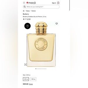 Burberry Gold Goddess Eau de Parfum